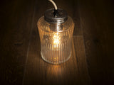 E27 Vintage Kilner mason Jam Jar plug pendant light lamp