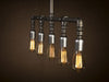 E27 Industrial Iron Pipe ceiling Light Chandelier