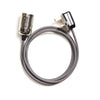 Plug in Fabric Flex Cable Pendant Lamp Light with Chrome E27 Lampholder