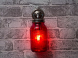 Vintage chrome Kilner jar Federation Wall light sconce - various colours