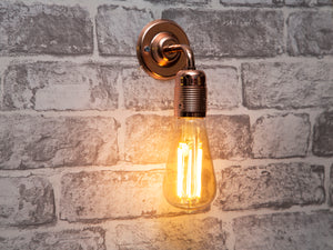 Vintage Federation Wall light sconce E27 Copper lamp holder