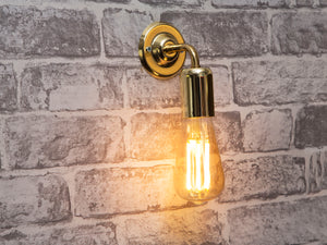 Vintage Federation Wall light sconce E27 Brass lamp holder