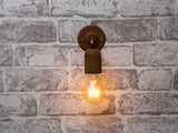 Vintage Federation Wall light sconce E27 Rust Drop cap lamp holder