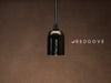 Ceiling Pendant Obsidian - Choice of fabric cable