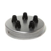 Raw Steel Ceiling Rose fixtures for Pendant Lighting - Various outputs
