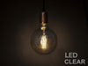 LED G125 Globe Clear Dimmable Bulbs