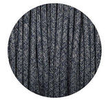 blue denim round fabric cable