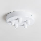 White Ceiling Rose fixtures for Pendant Lighting - Various output