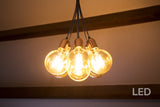 Black ceiling light cluster E27 ceiling Light Cluster chandelier