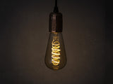 LED ST64 E27 Spiral Filament dimmable bulb