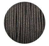 uniform grey round fabric cable