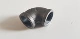 3/4" Black malleable Industrial pipe components pipe parts